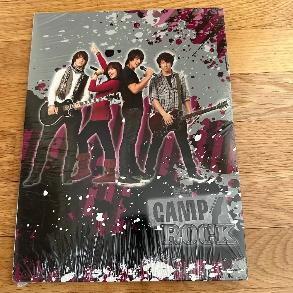 Disney Camp Rock Jonas Brothers Demi Lovato 3 Pack Folders New in Package
